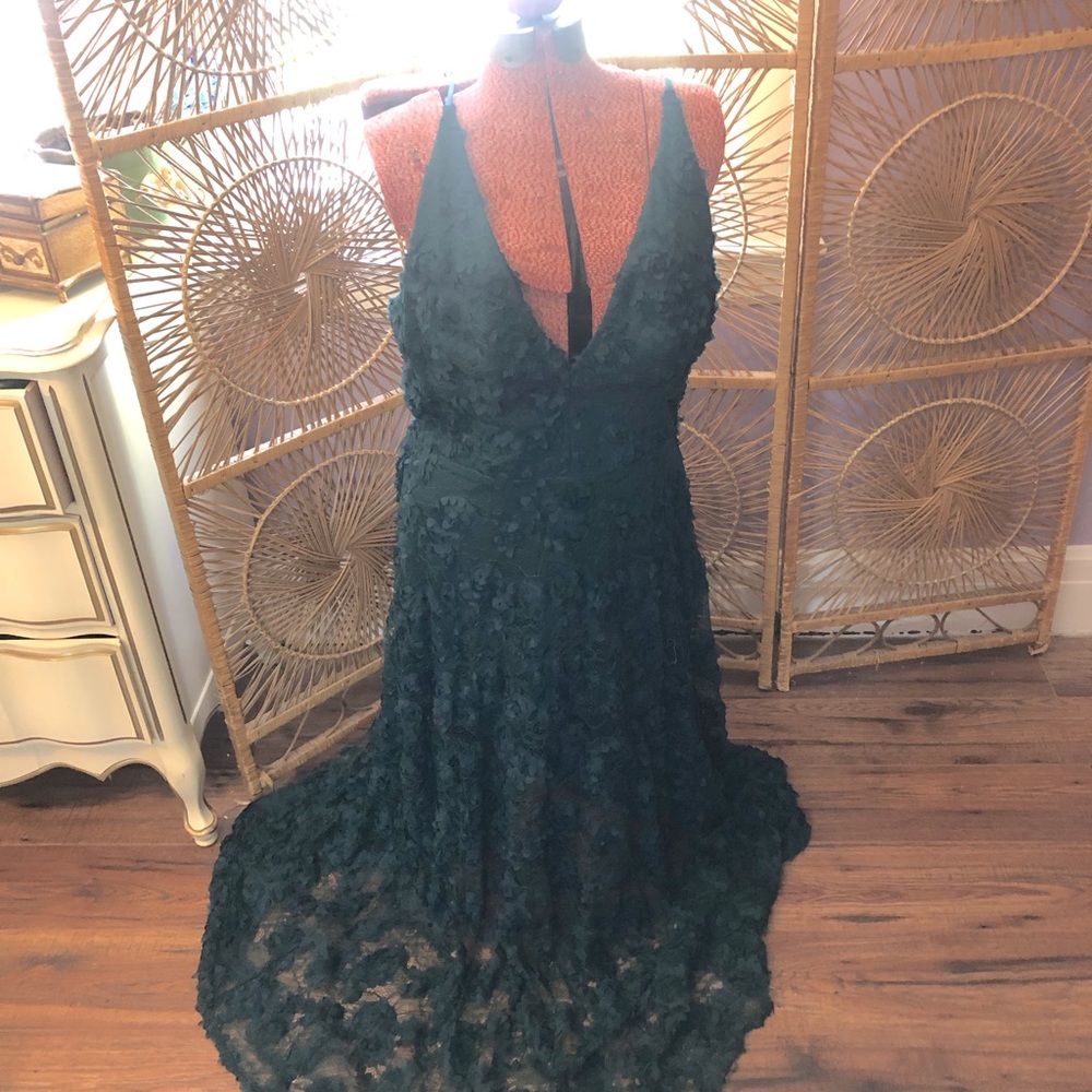 Xscape 3D floral Gown